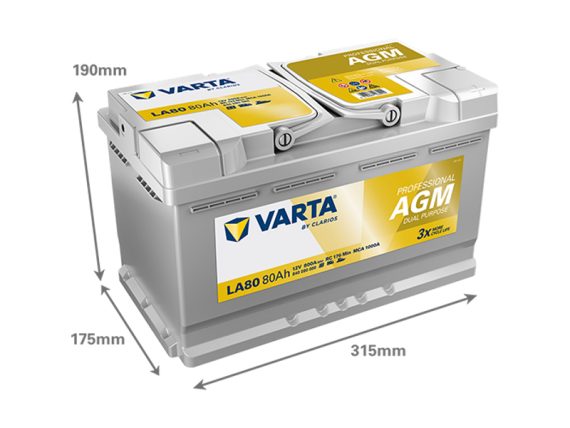 1820-LA80_002.JPG Battery DP AGM 80Ah 1820-LA80 OE X991451000660