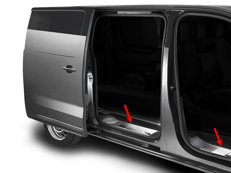 Door sill cover 1852-10058 OE 