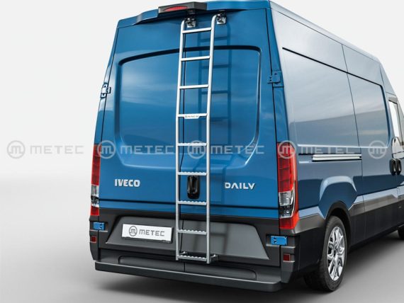 1853-80023_001.JPG METEC aizmugurējās kāpnes, Iveco, H2 jumtam, kods 1853-80023 1853-80023 OE
