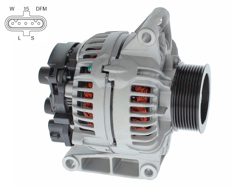 Ģenerators Bosch DAF 24V 150A 1986A00991 1986A00991 OE 1932592