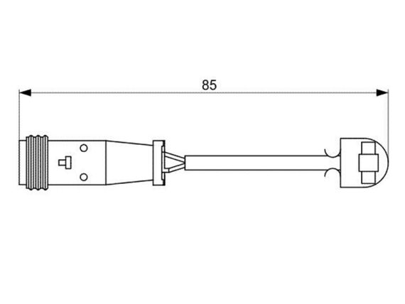 1987473038_002.JPG Warning Contact, brake pad wear 1987473038 OE 2E0906206B