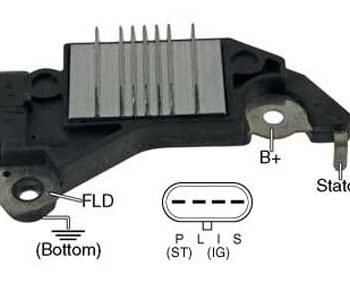 Ģeneratora sprieguma regulators Delco 19009702 — 2006-1512