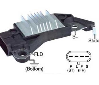 Ģeneratora sprieguma regulators 19009705 — 2006-1921