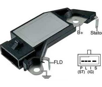 Ģeneratora sprieguma regulators D602A 1116446 — 2006-1923
