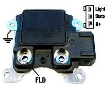 Ģeneratora sprieguma regulators Ford F3AZ-10316A — 2010-1886