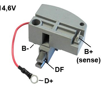 Ģeneratora sprieguma regulators Lada 2105 14,6V — 2013-1742