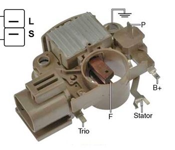 Ģeneratora sprieguma regulators A866X17170 — 2019-1607CA