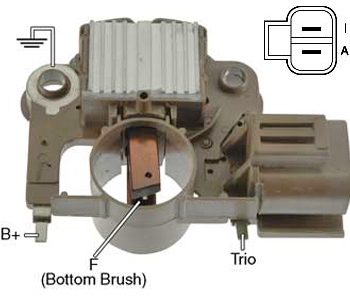 Ģeneratora sprieguma regulators Taurus SHO 88-93 — 2019-1993