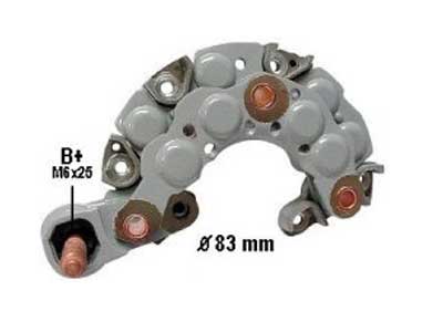 Ģeneratora diožu tilts Nippondenso 83MM -3450 2124-1363 OE 