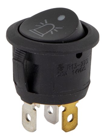 Šūpolslēdzis ON-OFF bākugunij 20 mm 29-1450-C