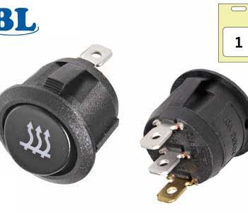 Šūpolslēdzis ON-OFF sildītājam 20 mm 29-1451