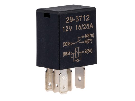 29-3712-C_001.JPG Komutācijas relejs 12V 5 spailes, ar diodi, maks. 25A, kods 29-3712-C 29-3712-C OE