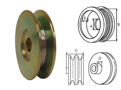 Ģeneratora skriemelis 15,9/79MM 1X13 2921-3624 OE 