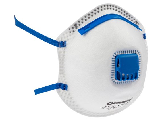 3-92055_003.JPG Putekļu/aerosola respirators FFP2 ar vārstu, 3 gab. 3-92055 OE