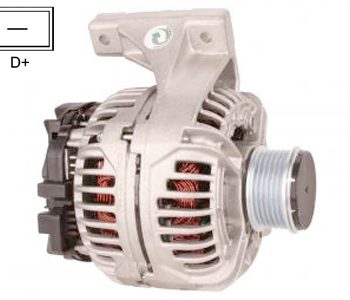 Ģenerators Bosch 120A Volvo 0124 515 019 — 3200-4167EXC