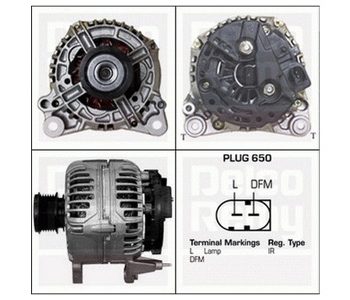 Ģenerators Remy 120A VAG — 3200-4186EXC-DR