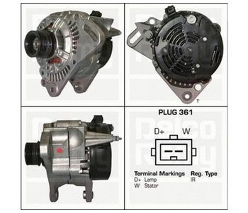 Ģenerators Remy VAG 90A — 3200-4212EXC-DR