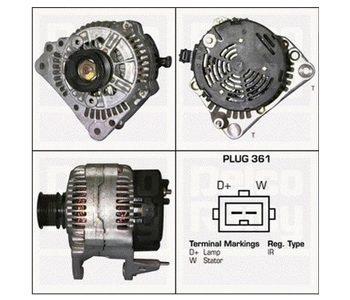 Ģenerators Remy VAG 90A 021903017A — 3200-4273EXC-DR