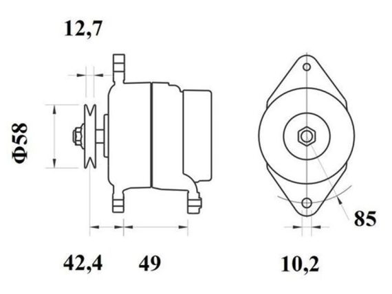 3200-61197MAHLE_002.JPG Ģenerators MAHLE 12V 85A 3200-61197MAHLE OE LVA21236