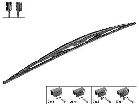 3397018199_001.JPG Stikla tīrītāja slotiņa BOSCH 1 000MM TWIN N100 3397018199 OE