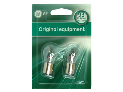 GE AUTO SPULDZE  P21/5W 21/5W 24V BLISTER (2TK) 38727 OE 