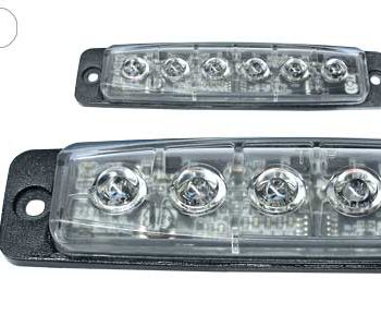 LED bākugunis balta — 40-F6HV