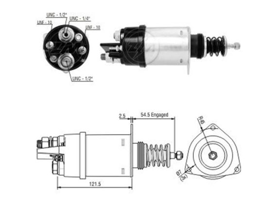 SOLENOIDS  24V 4100-227147 OE 