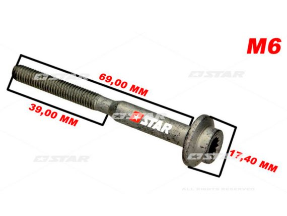 43061_001.JPG Sprauslas skrūve VAG WHT003187 43061 OE WHT003187