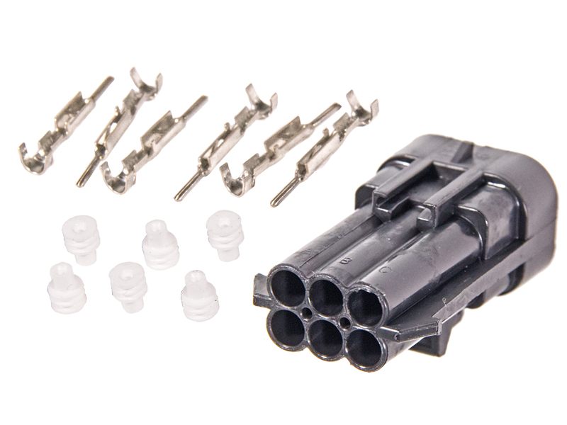 LIITINPISTOKE SRJ DELPHI 6-NAP UROS 0,5-1,00MM2 LIITTIMILLÄ 4420962 OE 12124107