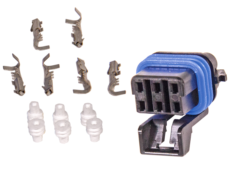 LIITINPISTOKE SRJ DELPHI 6-NAP NAARAS 0,5-1,00MM2 LIITTIMILLÄ 4420963 OE 12052848