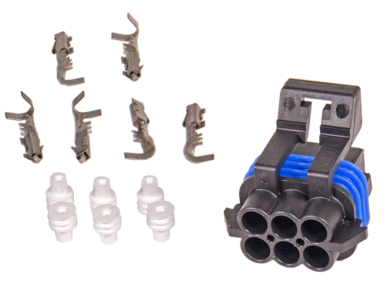 LIITINPISTOKE SRJ DELPHI 6-NAP NAARAS 0,5-1,00MM2 LIITTIMILLÄ 4420963 OE 12052848