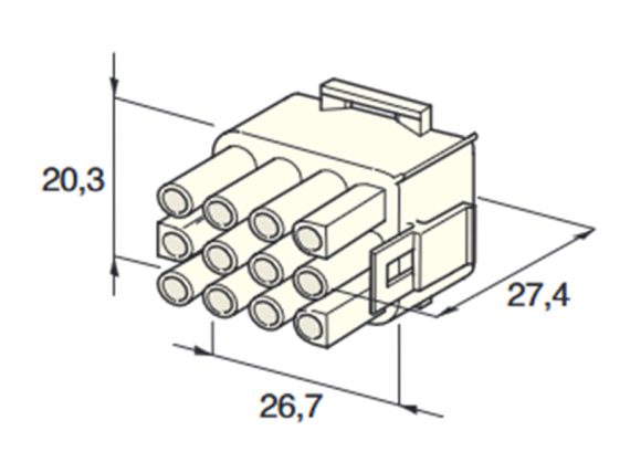 4426150_001.JPG Connector box 4426150 OE 350735-1