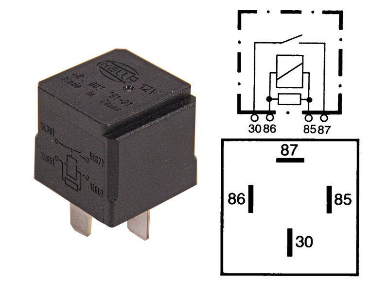 Switch relay 4RA007791011 OE 0025421319