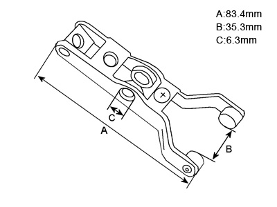 Startera dakša komplekts 130844 Opel 5005-7800CA OE 