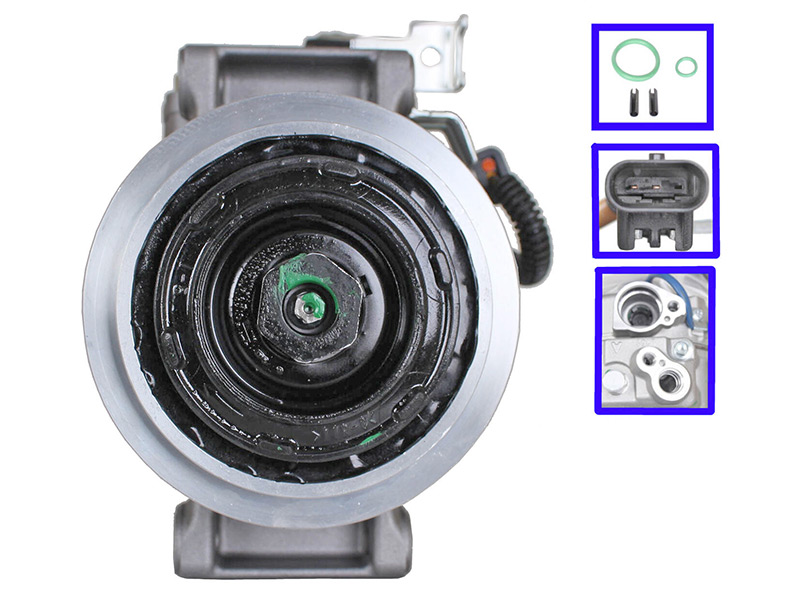 Gaisa kondicionētāja kompresors Elstock Mercedes-Benz 6SEU16C 51-1207 OE A0008302500