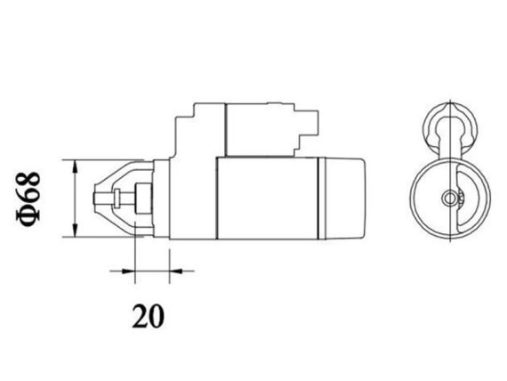 5200-65717MAHLE_002.JPG Starteris 12V 1,2KW HATZ 5200-65717MAHLE OE MAV232030