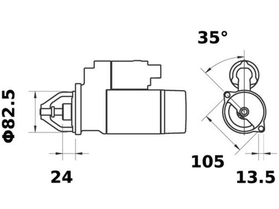 5200-7674MAHLE_002.JPG Starteris 5200-7674MAHLE OE 0058402670