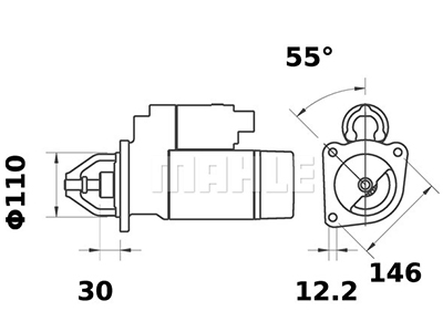 Starter 5200-8321MAHLE OE 