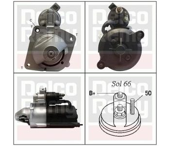 Atjaunots Starteris Remy Fiat Ducato 2,6 kW — 5200-8449EXC-DR