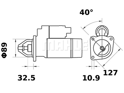 Starter 5200-8504MAHLE OE 