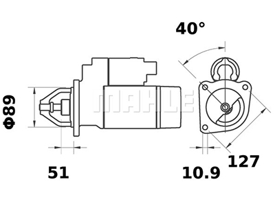 Starter 5200-8549MAHLE OE 