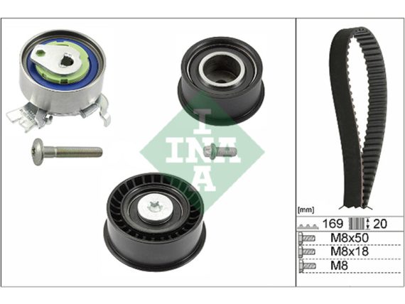 530007810_001.JPG Timing Belt Set 530007810 OE 1606190