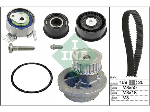 530007830_001.JPG Timing Belt Set with Water Pump 530007830 OE