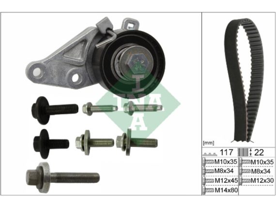 530014010_001.JPG Timing Belt Set 530014010 OE 1672143