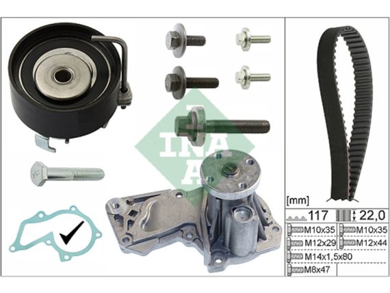 530049530_001.JPG Timing Belt Set with Water Pump 530049530 OE 1780142