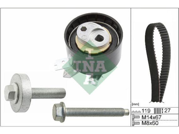 530060710_001.JPG Timing Belt Set 530060710 OE 1263563