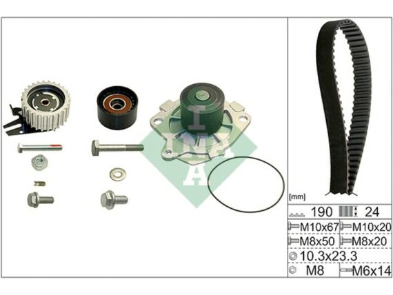 530062430_001.JPG Timing Belt Set with Water Pump 530062430 OE 71771584