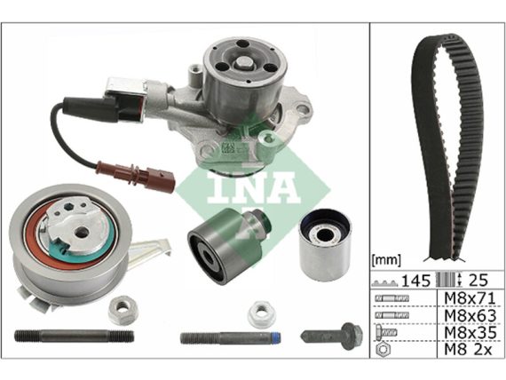 530065030_001.JPG Timing Belt Set with Water Pump 530065030 OE 04L198119A