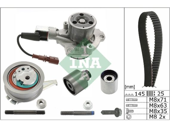 530069930_001.JPG Timing Belt Set with Water Pump 530069930 OE 04L198119D