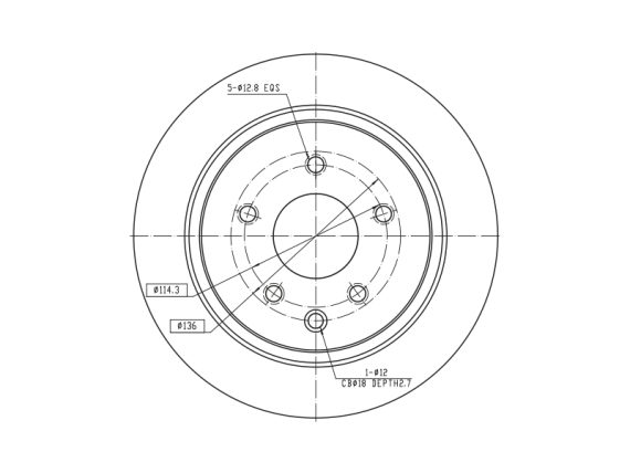 69-1006_001.JPG Brake disc, rear 69-1006 OE 432000016R